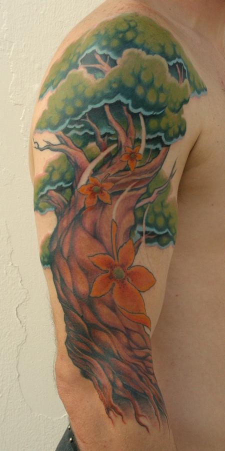 Tim Mcevoy - Tree tattoo Tim McEvoy